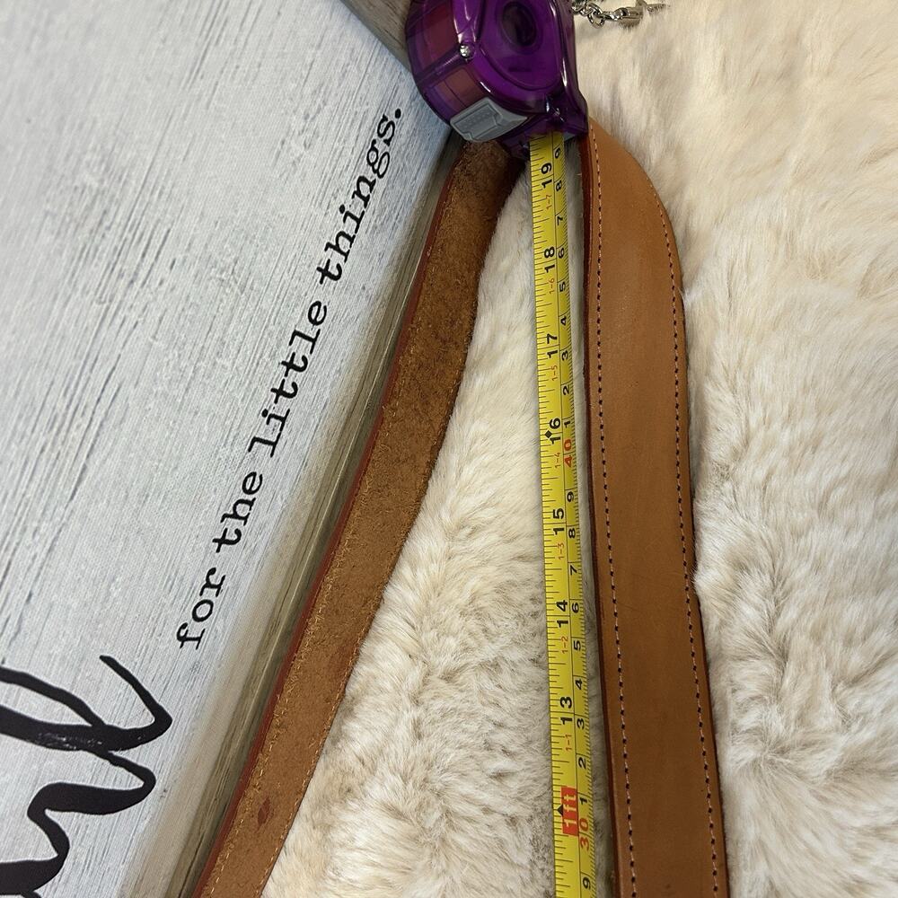 Balibetov Genuine Argentine Brown Leather Handcrafted Strap Crossbody Matera Bag - Picture 9 of 15